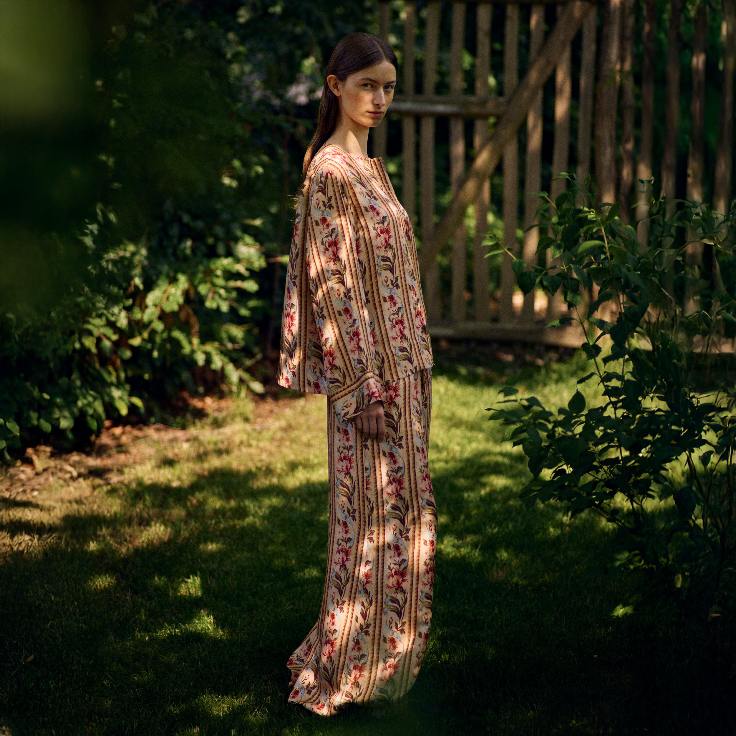 Tapis Noir Danielle Silketop - Stribet Top Guld