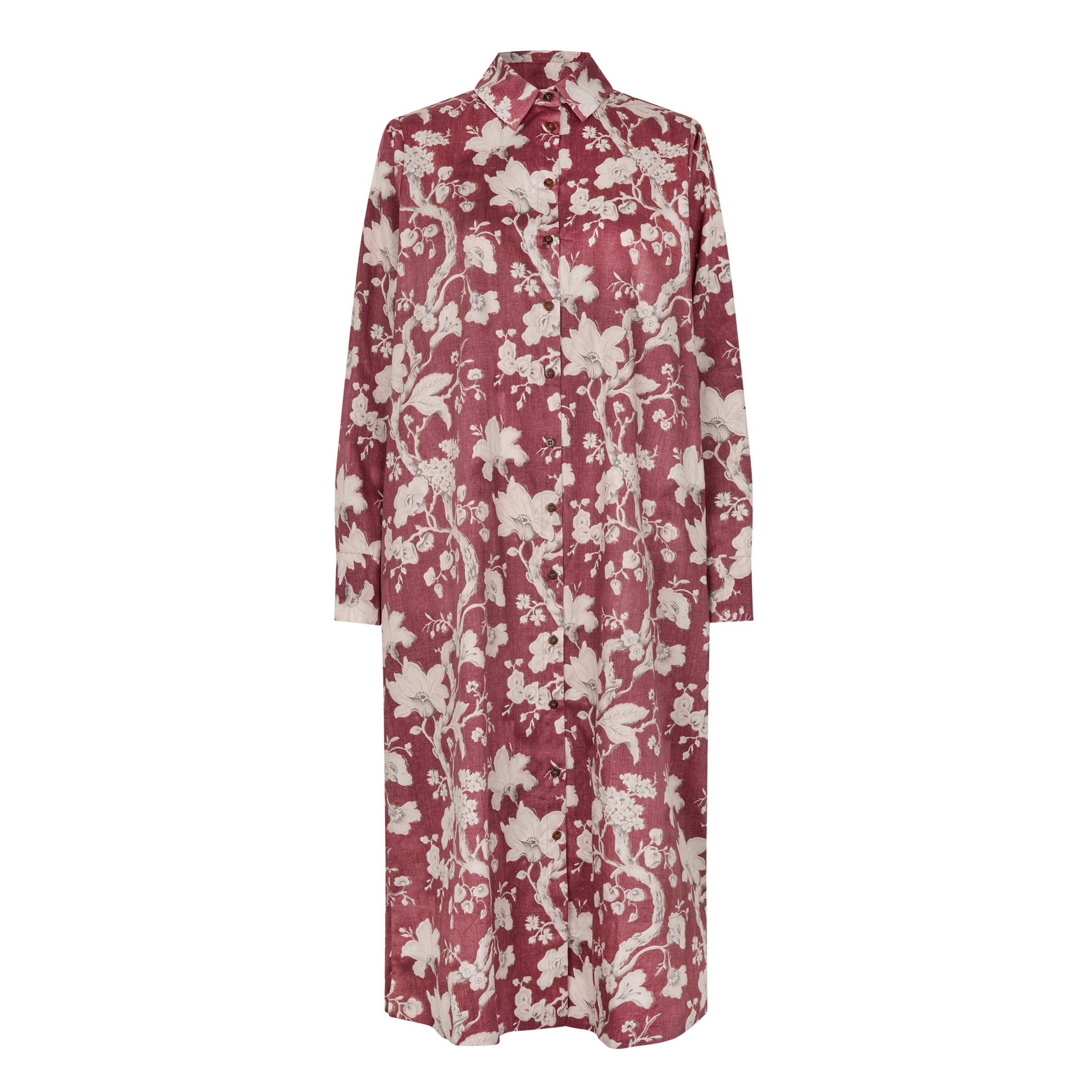 Tapis Noir Daria Bomuld Kjole - Mørk rød Dress Rød