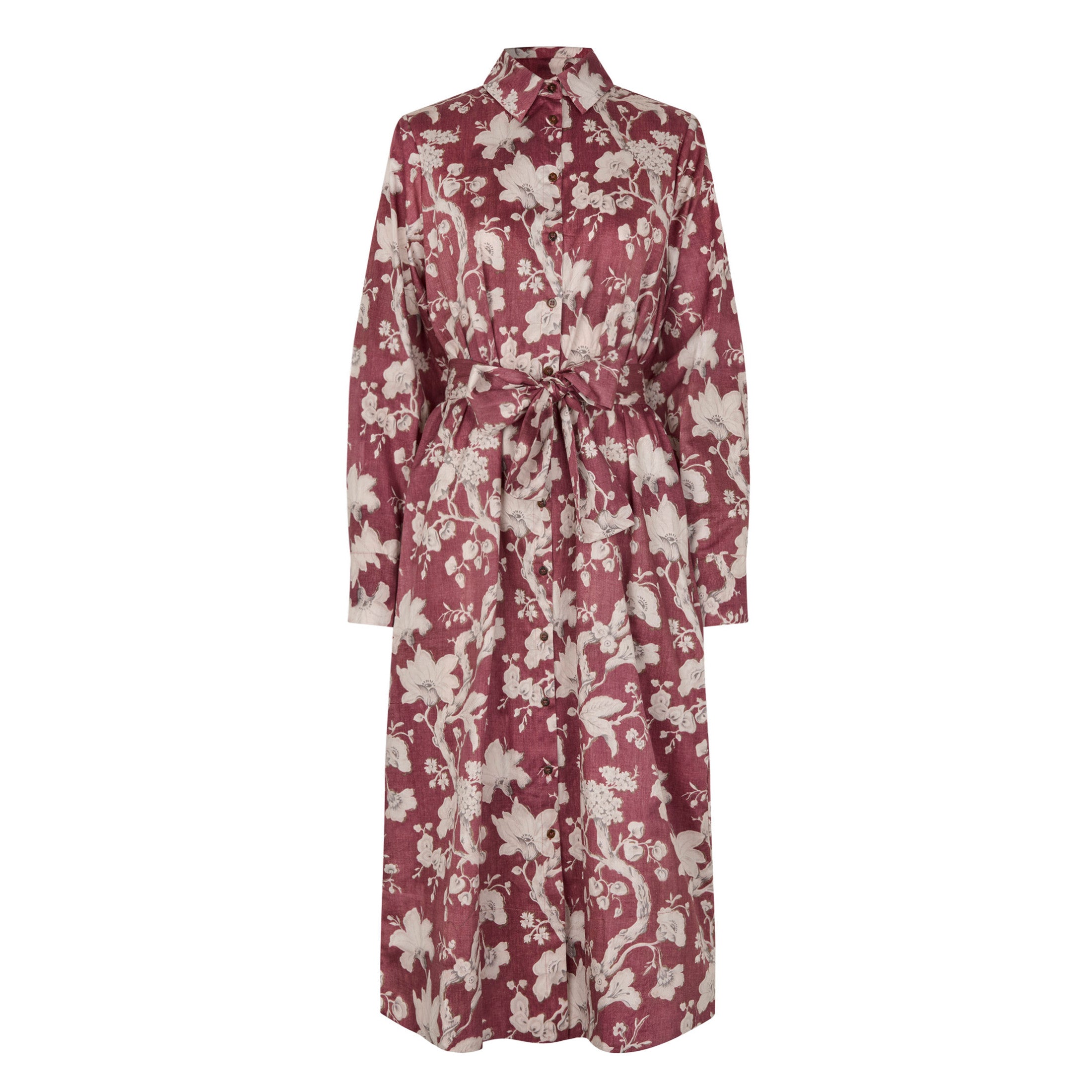 Tapis Noir Daria Bomuld Kjole - Mørk rød Dress Rød