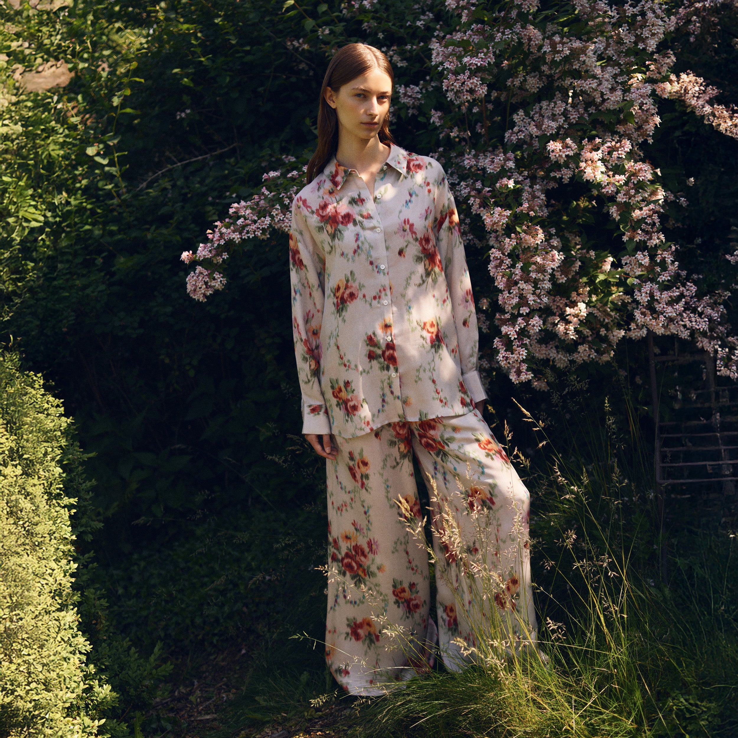 Tapis Noir Darla Silkeskjorte - Hvid Shirt Hvid