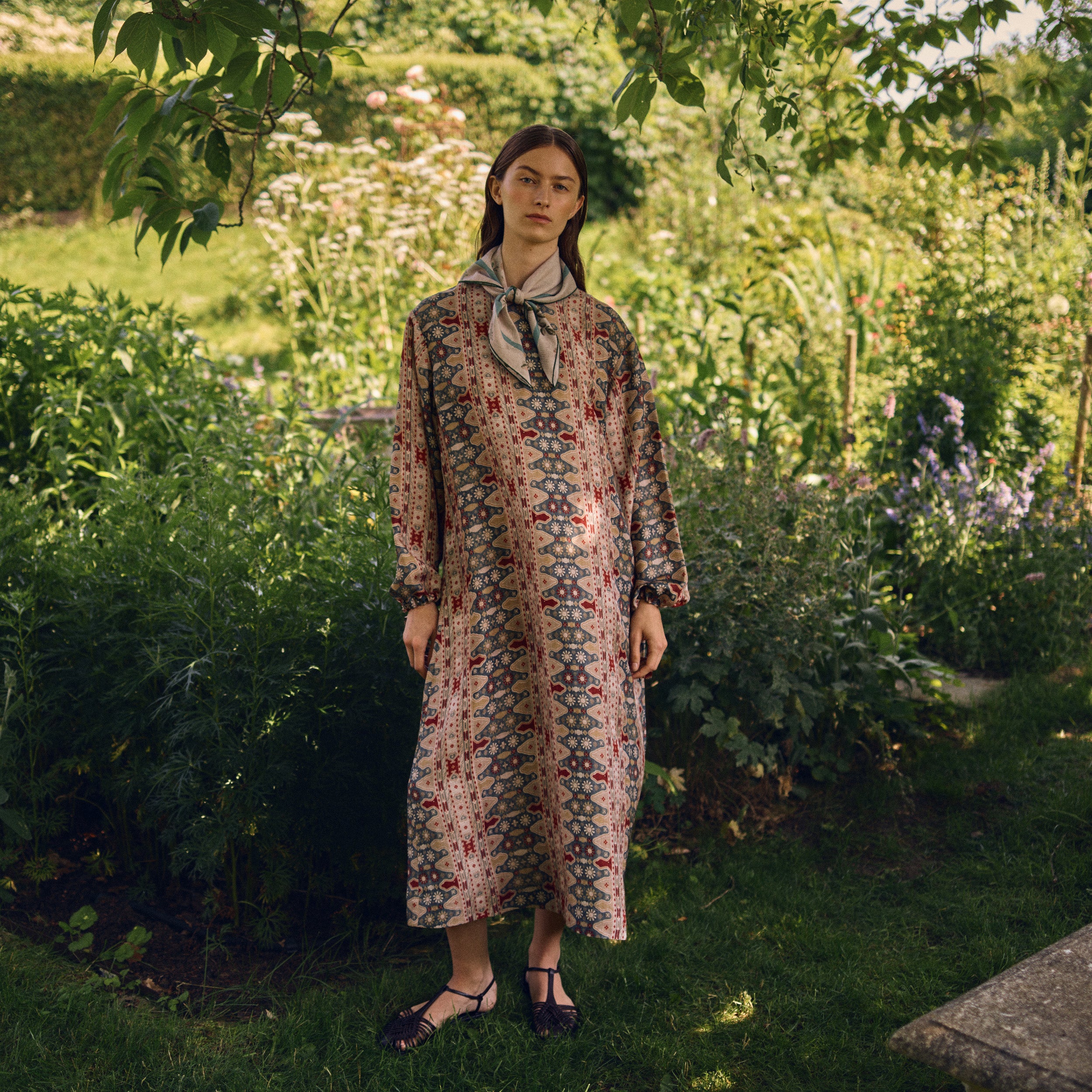 Tapis Noir Deidre Silkekjole - Tyrkis Dress Grøn