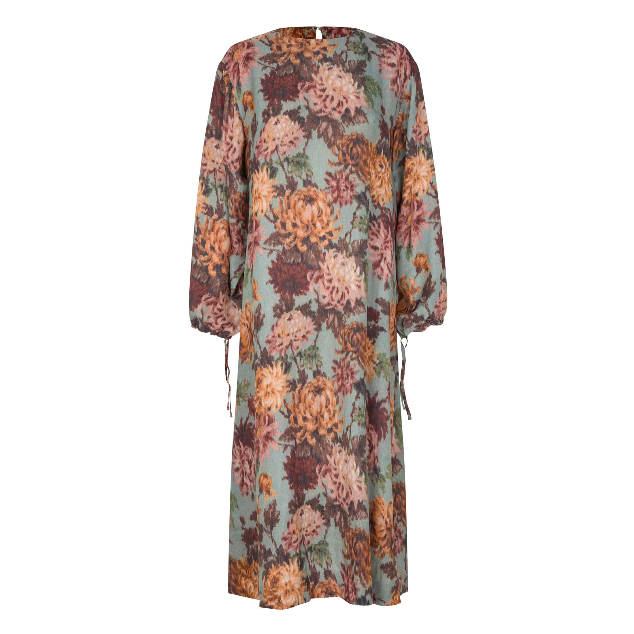 Tapis Noir Deidre Silkekjole - Himmelblå Dress Mørkeblå