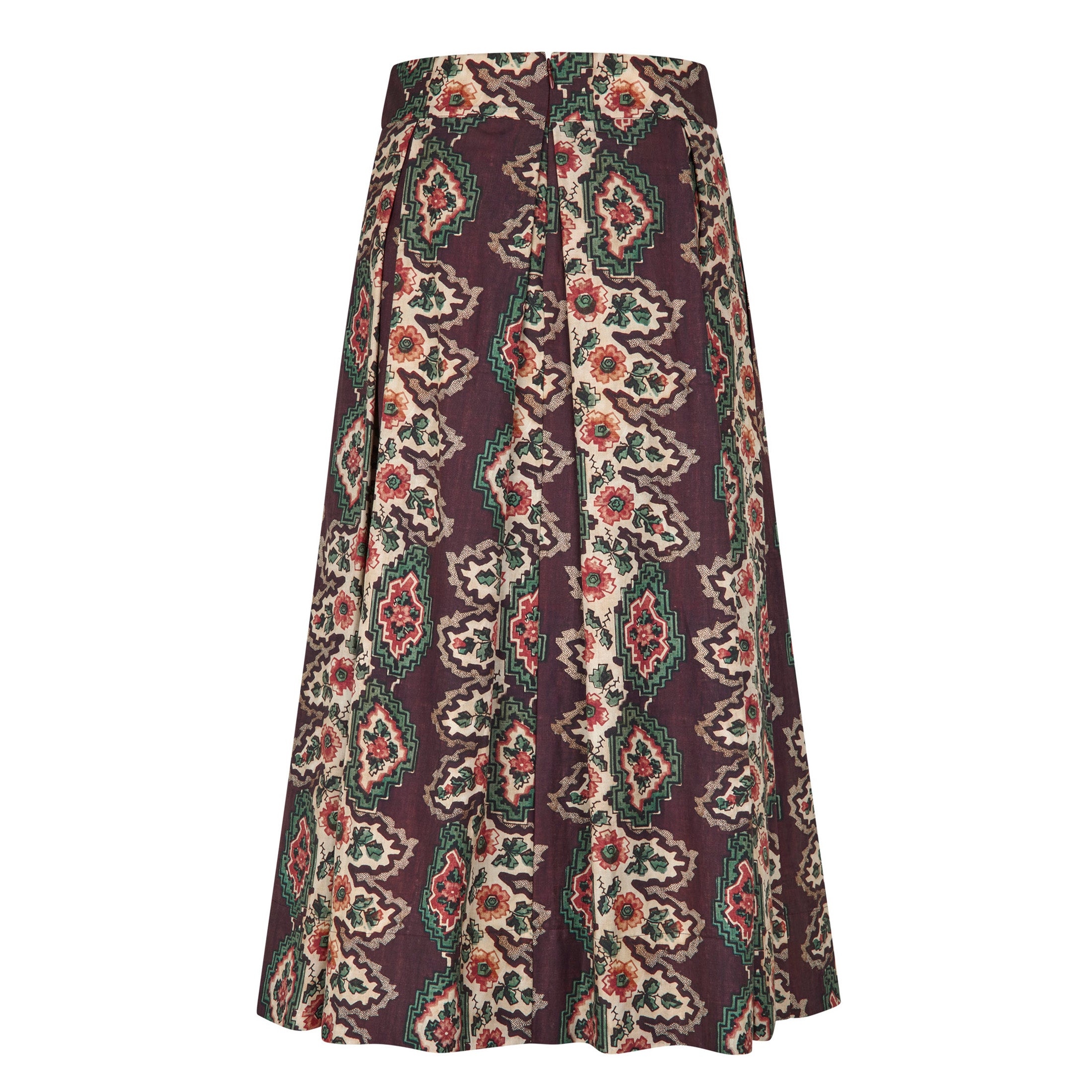 Tapis Noir Dilia Silke Nederdel - Geometrisk stribe Skirt Brun