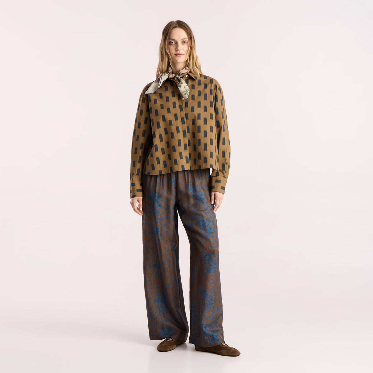 Tapis Noir Farren Pants - Brown Pants Brun