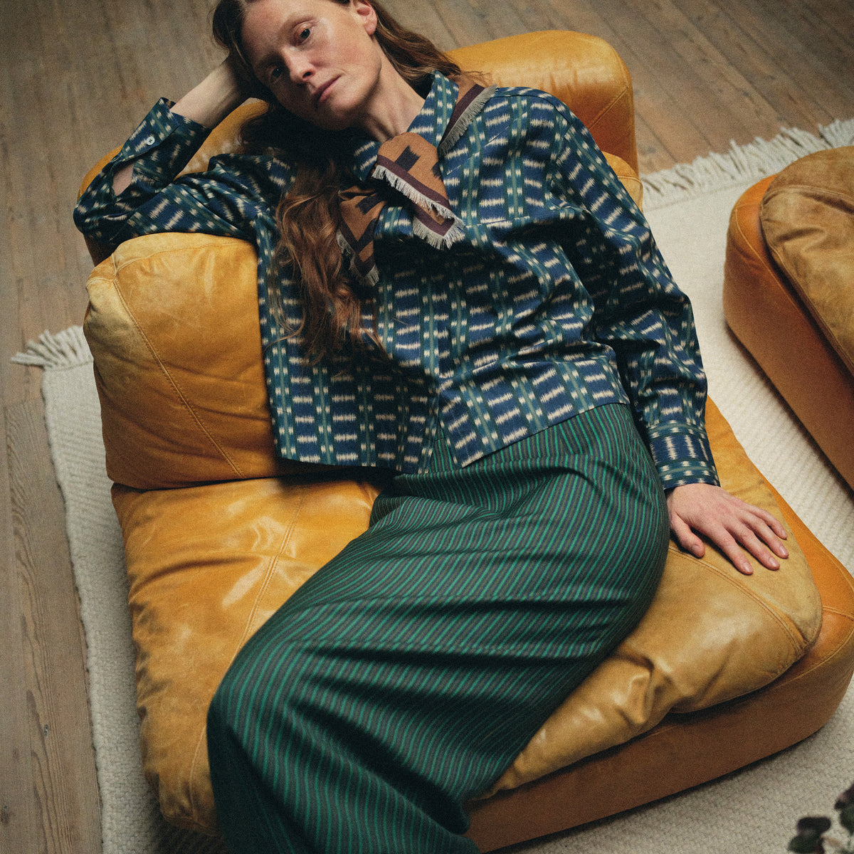 Tapis Noir Fawn Uld Nederdel - Grøn Skirt Grøn