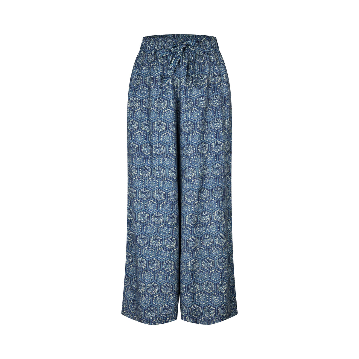 Tapis Noir Fia Uld Palazzo Bukser - Blå Pants Mørkeblå