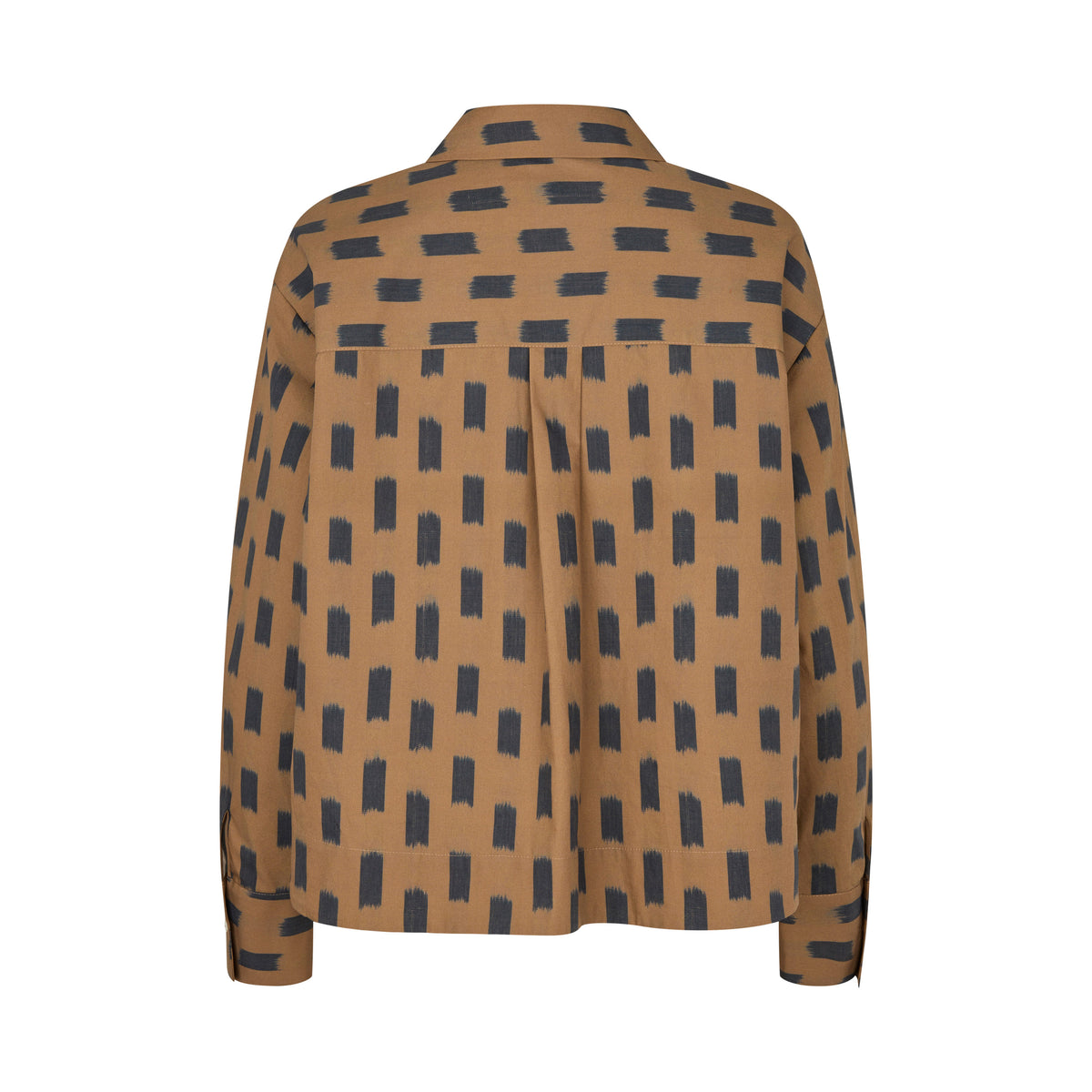 Tapis Noir Frances Cotton Shirt - Camel Shirt Beige