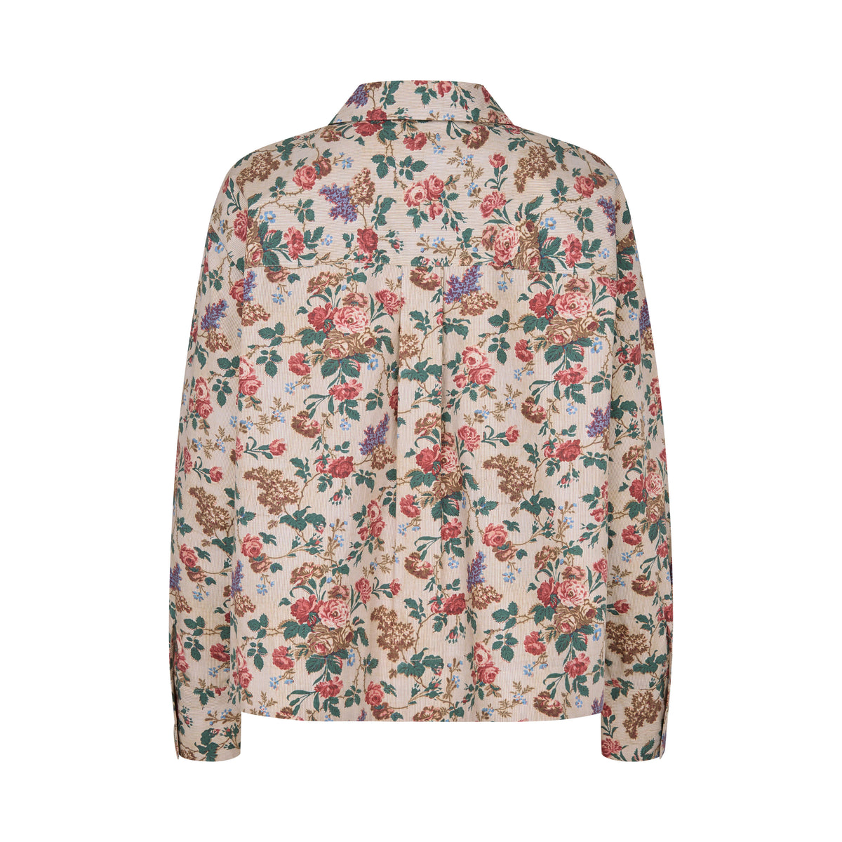 Tapis Noir Frances Cotton Shirt - Rose Shirt Beige