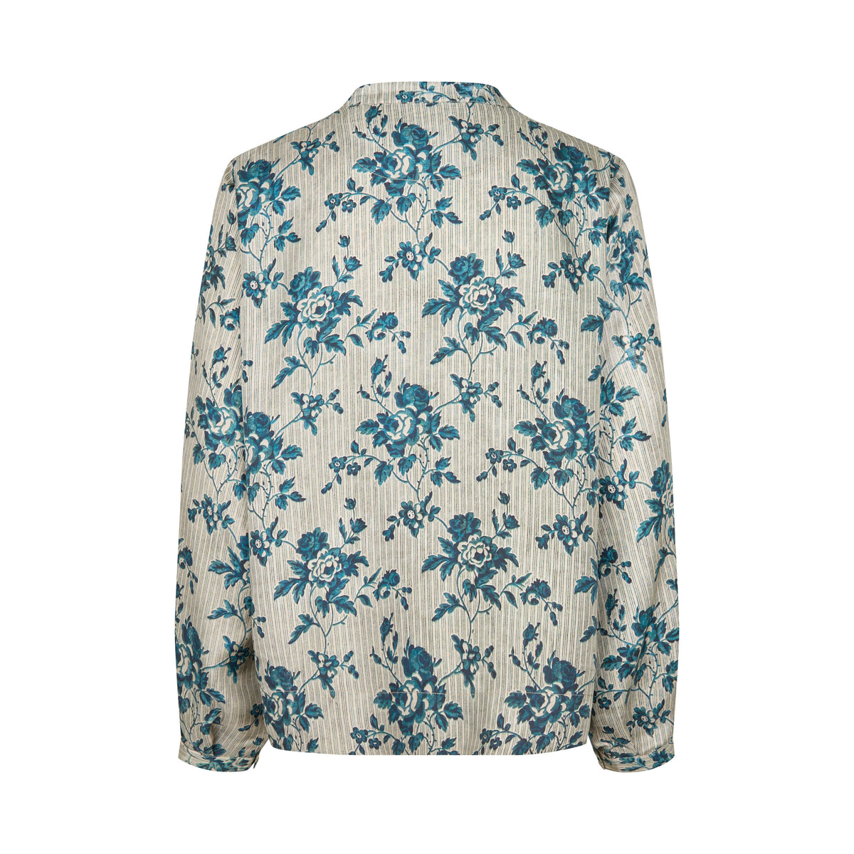 Tapis Noir Freya Silk Top - Blue Top Bordeaux