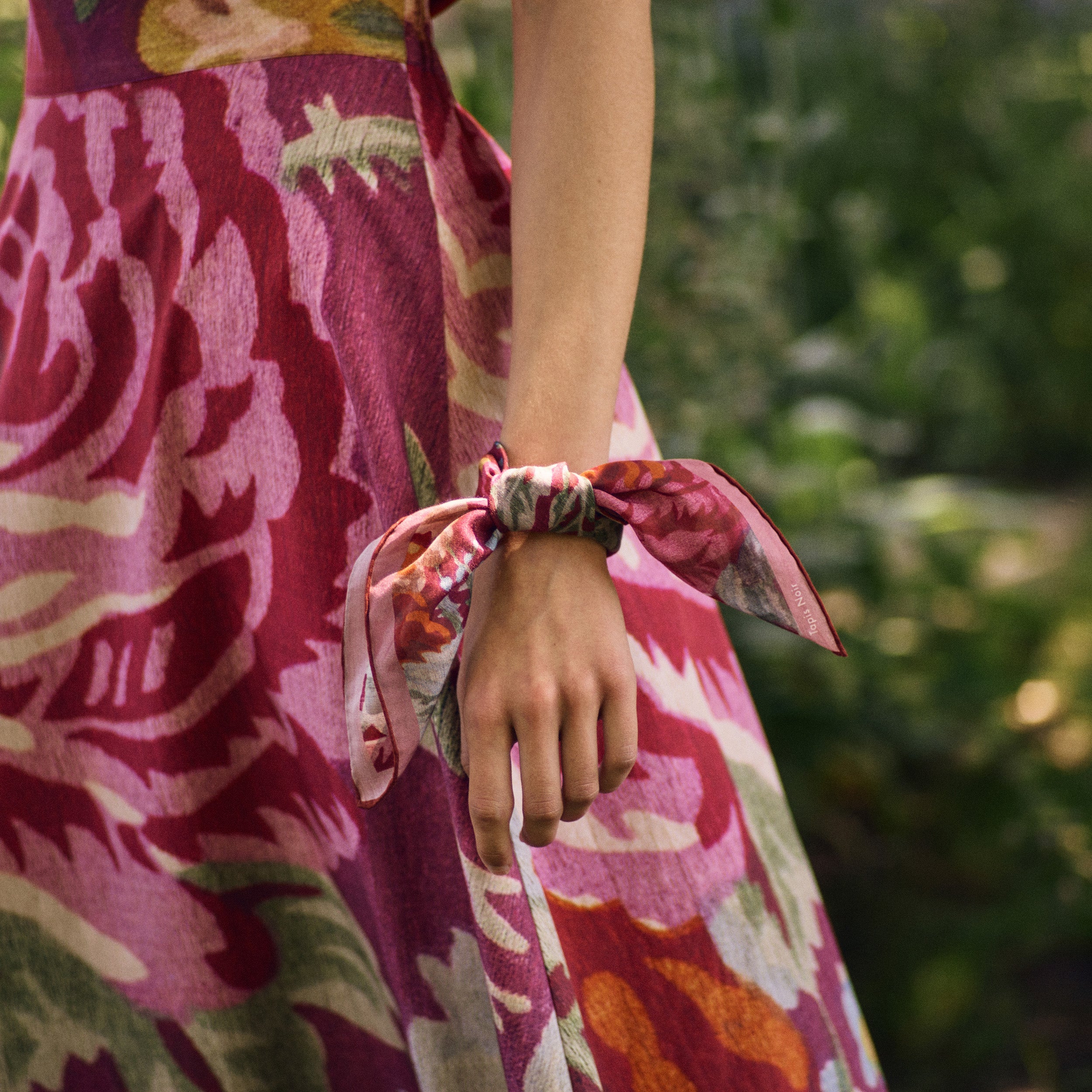 Tapis Noir Lommetørklæde Erin Handkerchief Purple