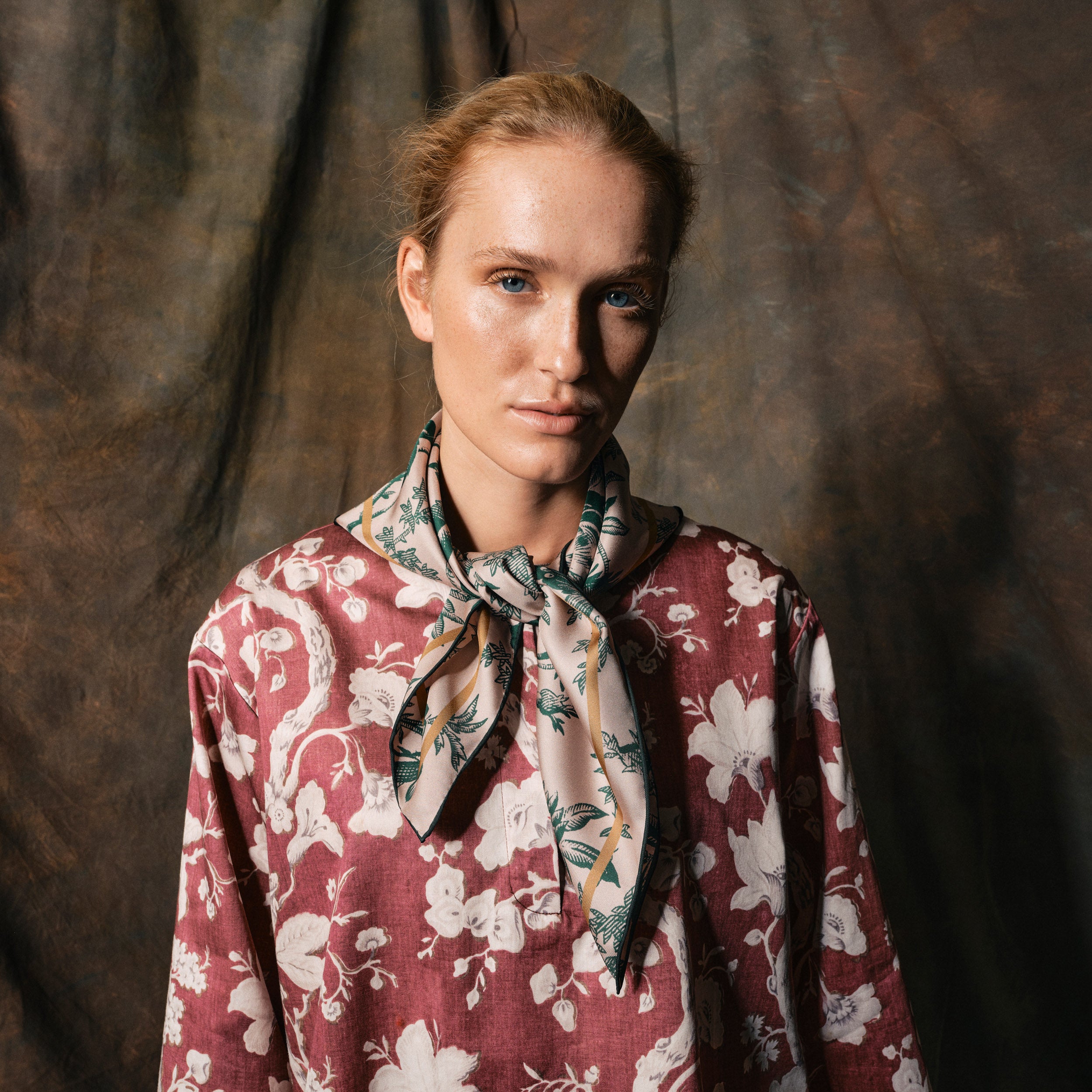 Tapis Noir Klassisk Lille Darlene Tørklæde Small Classical Grøn