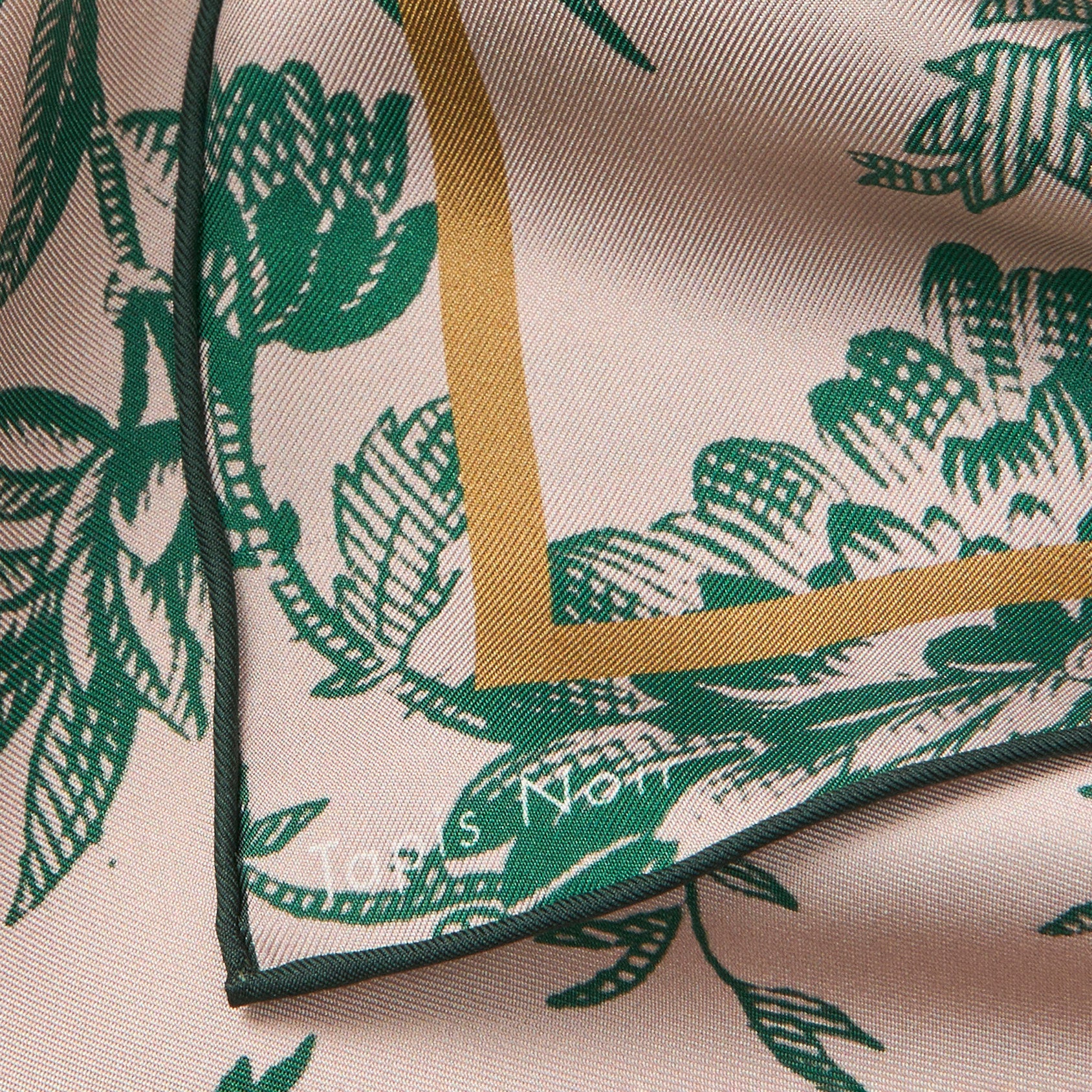 Tapis Noir Klassisk Lille Darlene Tørklæde Small Classical Grøn