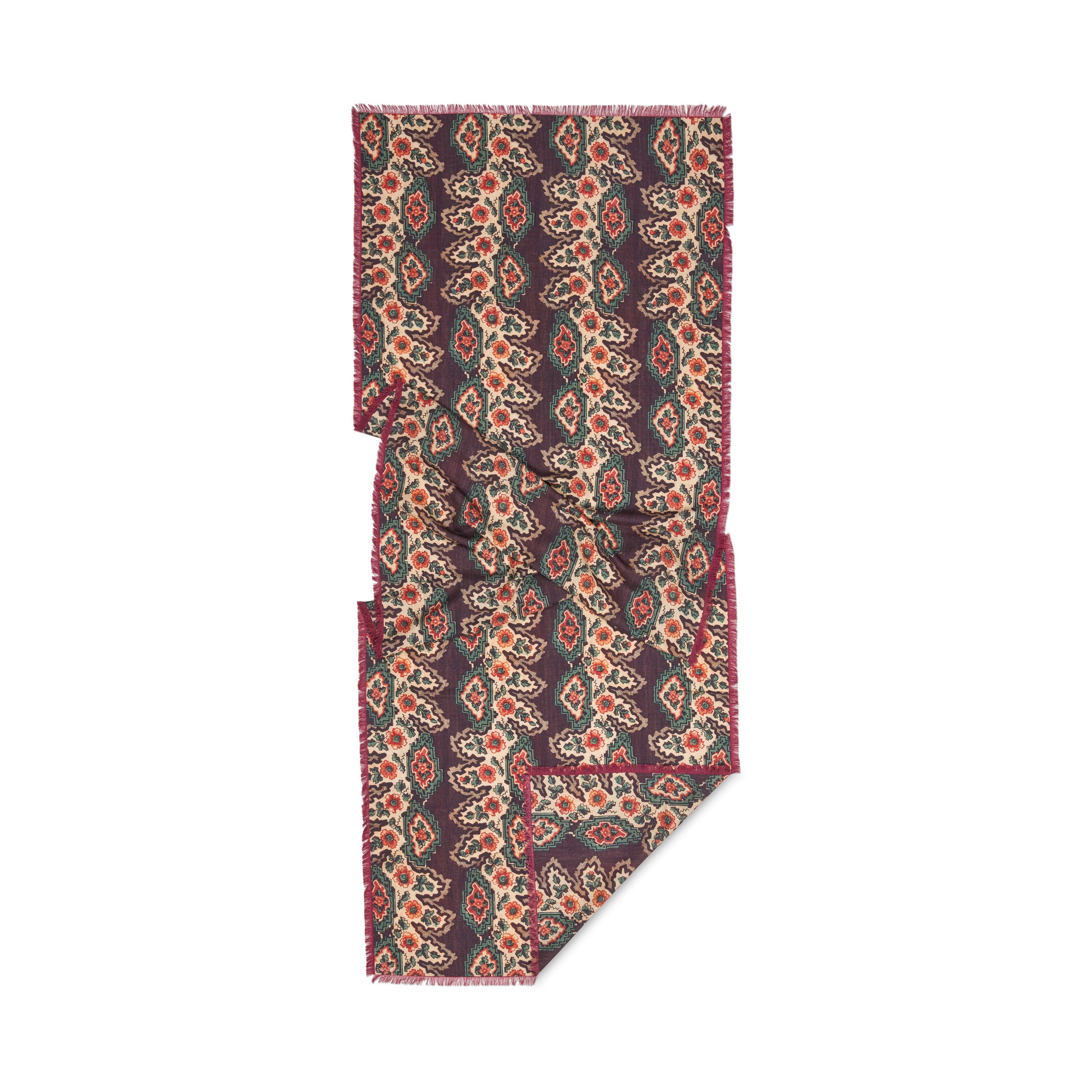 Tapis Noir Langt Dara Tørklæde Long Brun