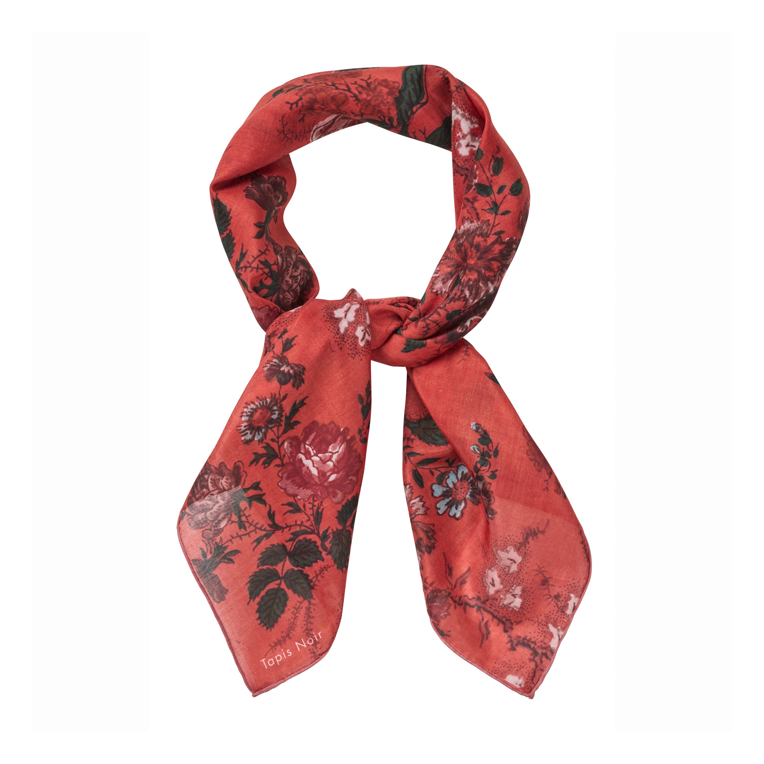 Tapis Noir Let Lille Ellen Tørklæde Light Small (67x67cm) Rød