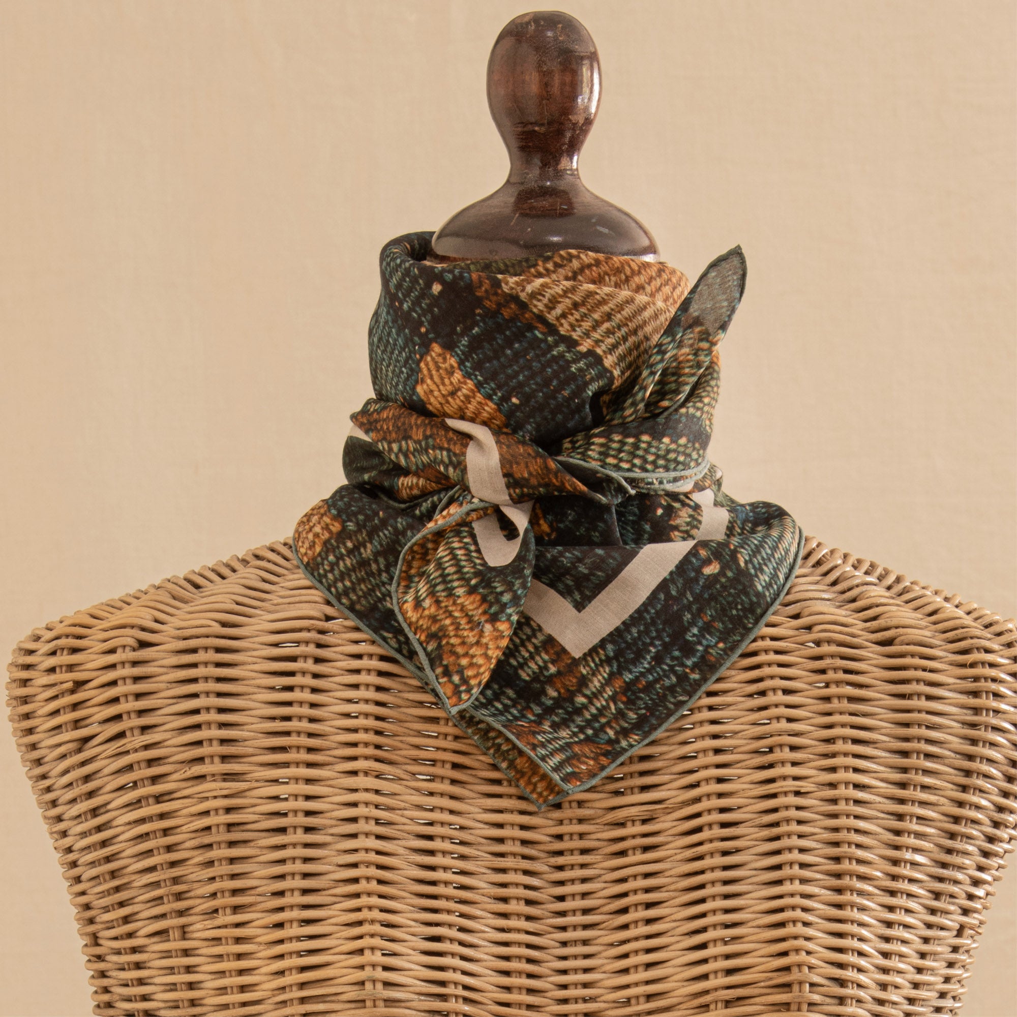 Tapis Noir Let Citron Gobelin Tørklæde Light Grøn