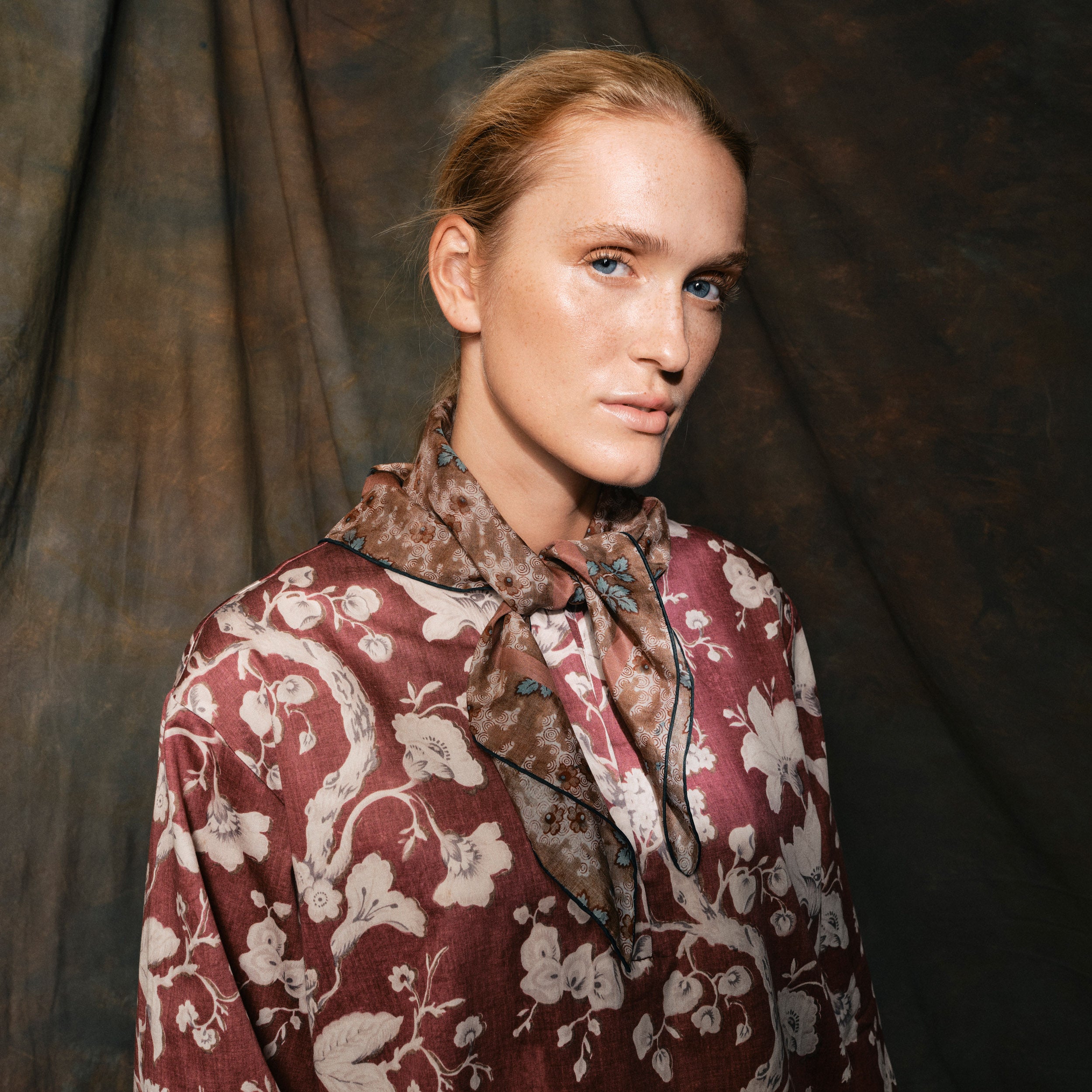 Tapis Noir Let Dakota Tørklæde Light Beige