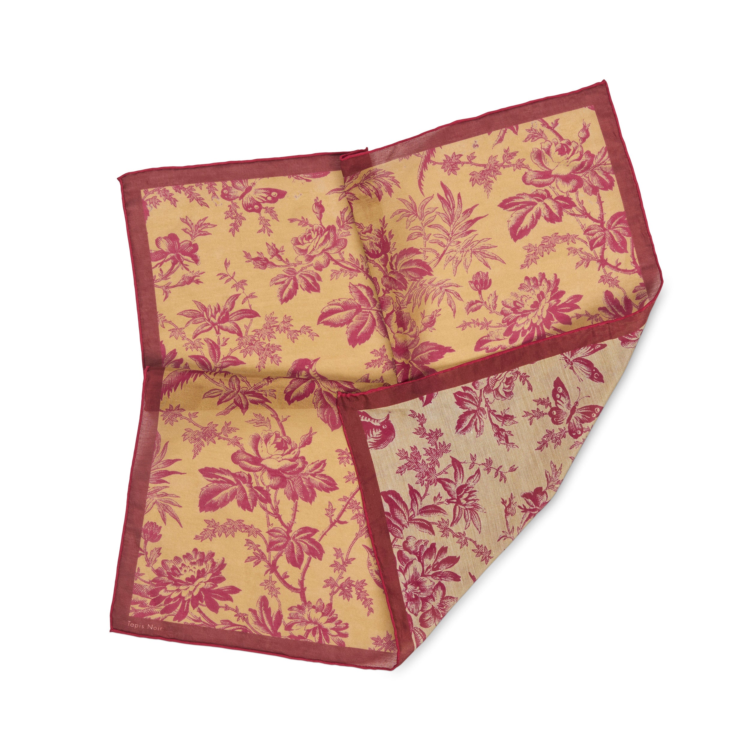 Tapis Noir Lommetørklæde Dion Handkerchief Beige