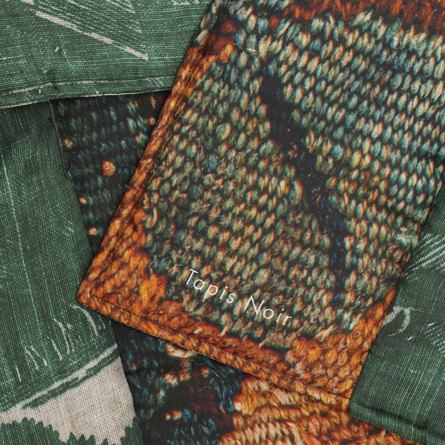 Tapis Noir Puffer Grønt Tørklæde Puffer Andre