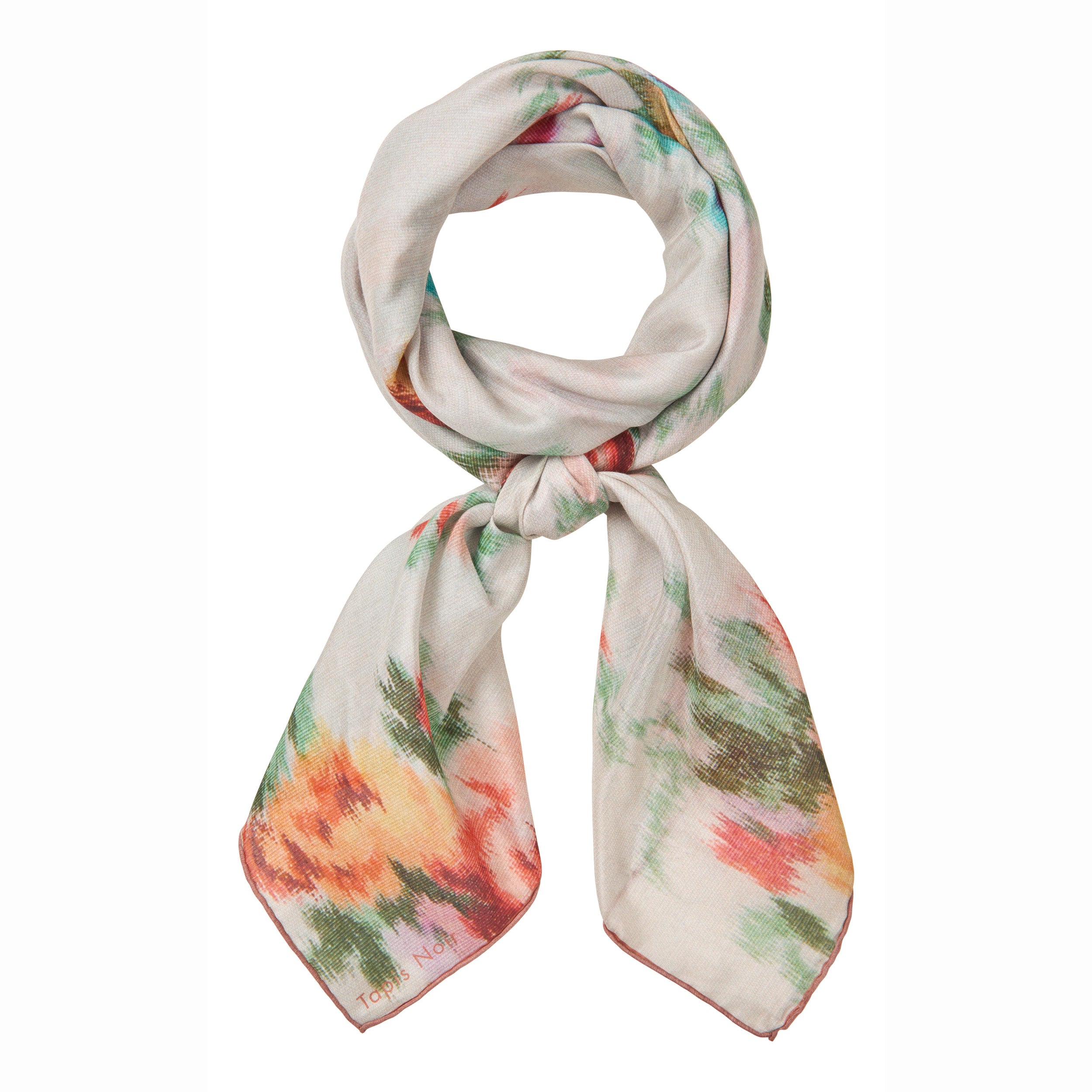 Tapis Noir Let Eve Tørklæde Light (85x85cm) Hvid