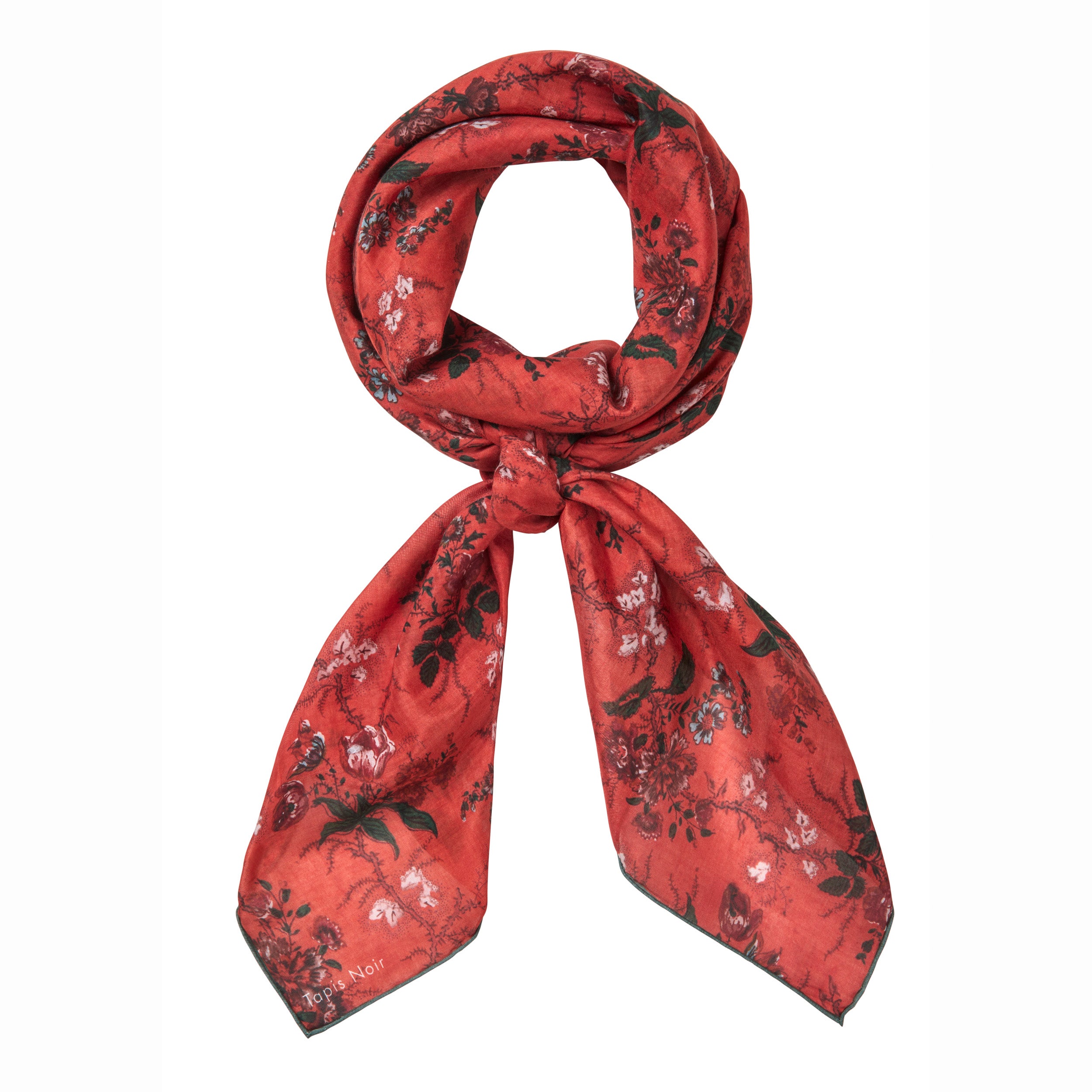 Tapis Noir Stort Let Ellen Tørklæde Light Large (120x120cm) Rød